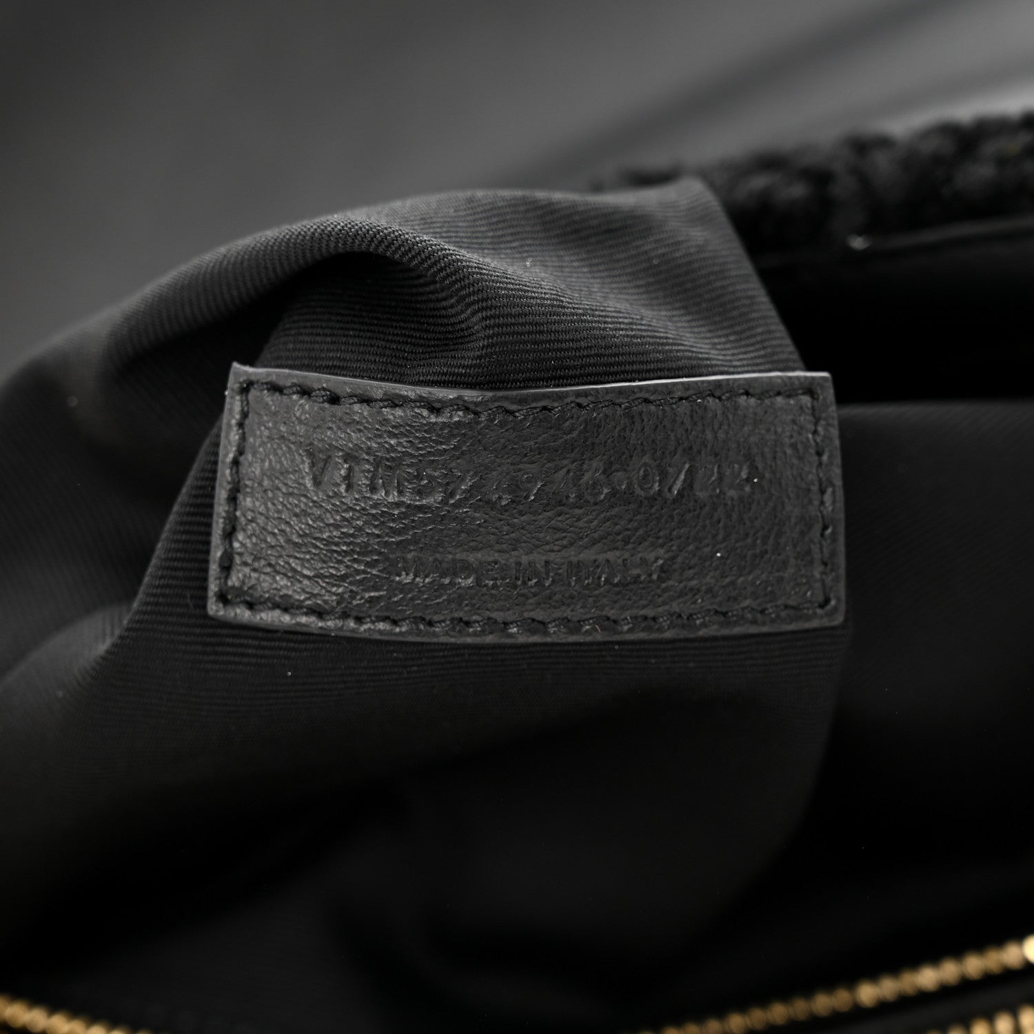 Saint Laurent Shearling Y Quilted Monogram Medium Loulou Chain Satchel Black 7 of 10