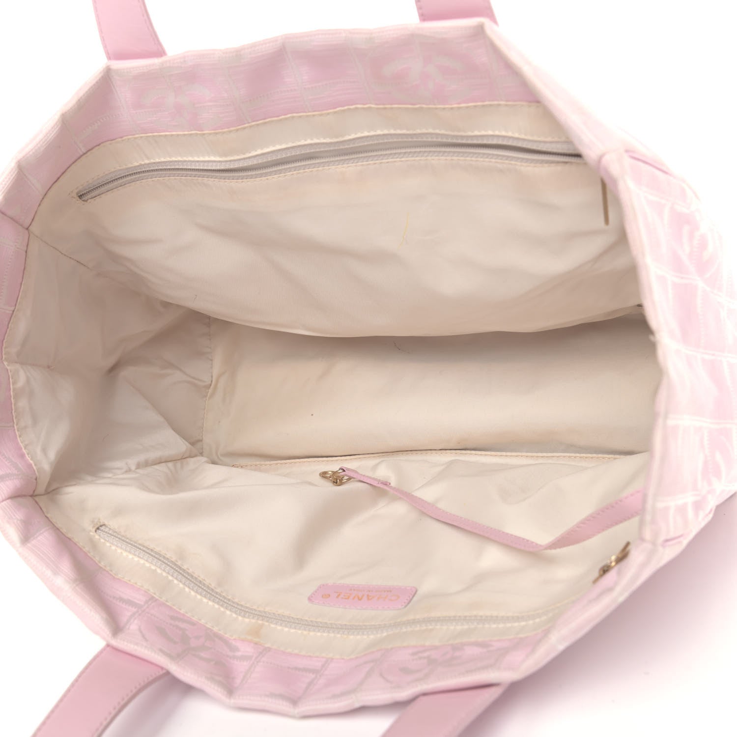 Chanel Nylon Medium Travel Tote Pink 4 of 9
