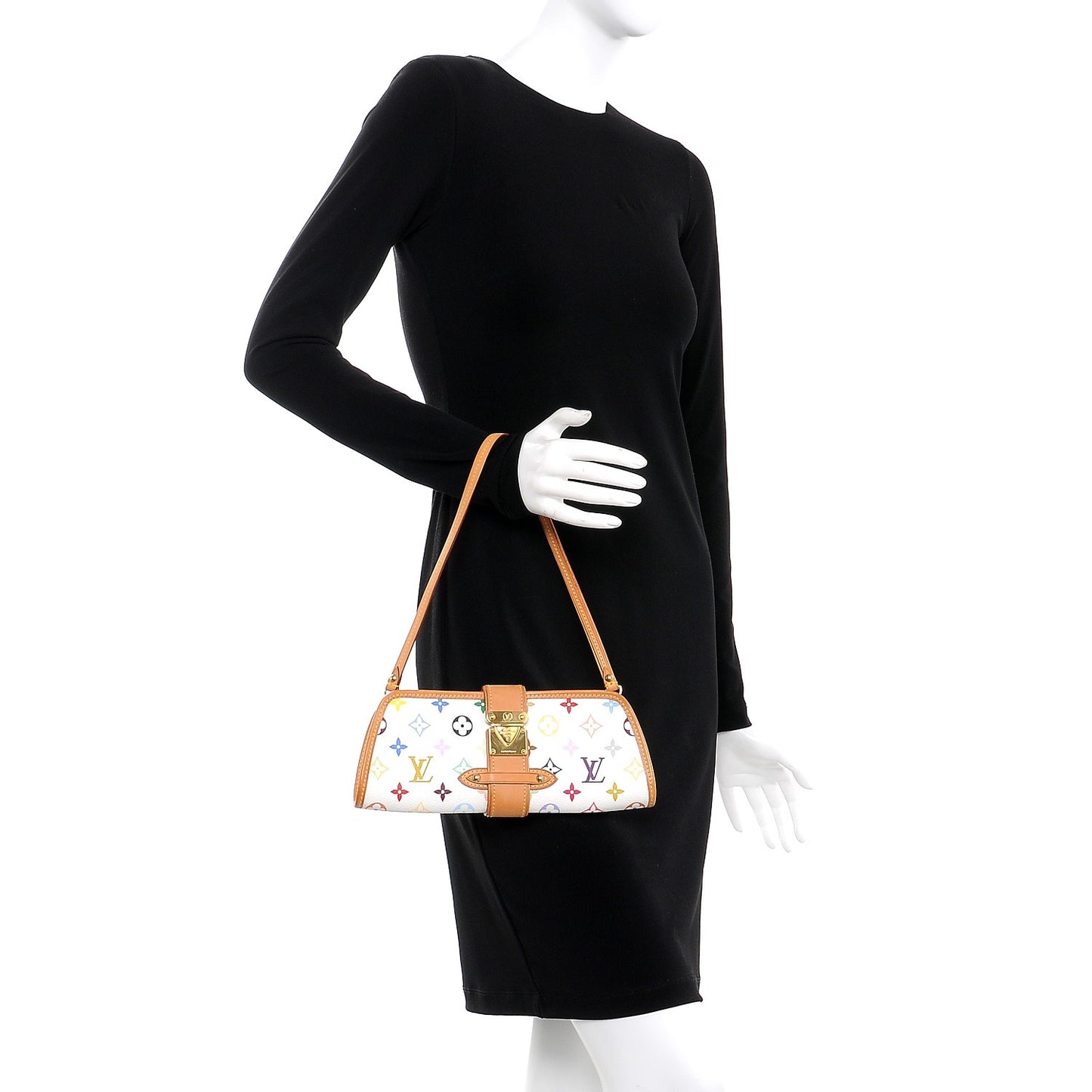 Monogram Multicolor Shirley White