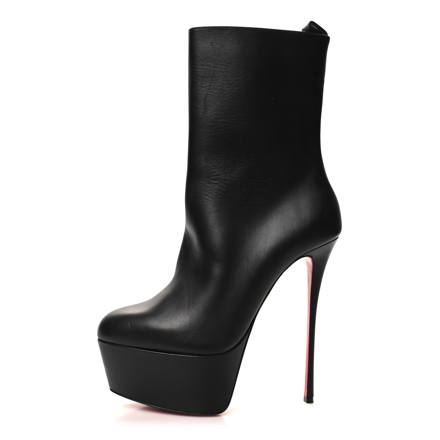 Calfskin Dolly Alta Booty 160 Ankle Boots 41 Black