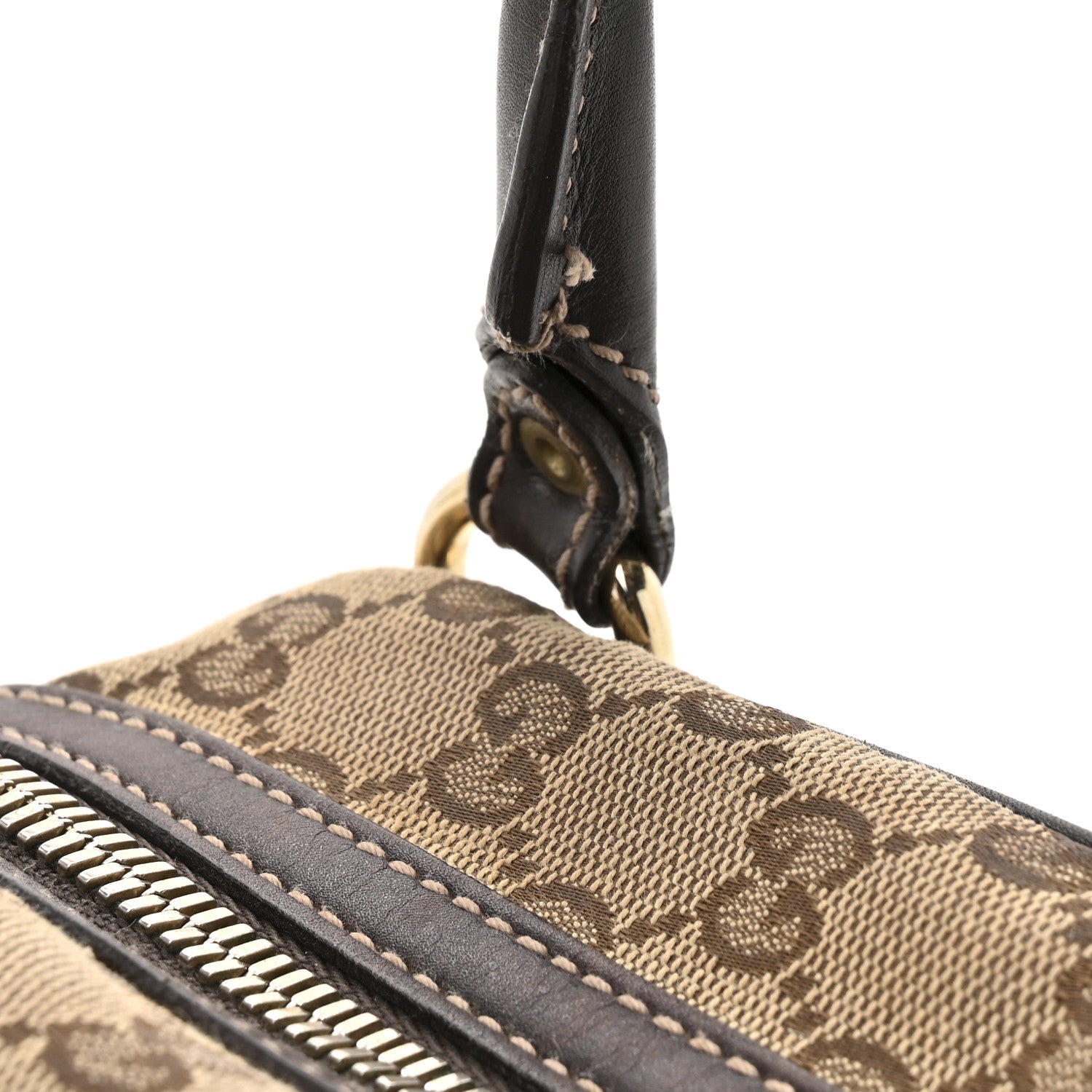 Gucci Monogram Medium Wave Boston Dark Brown 18 of 18