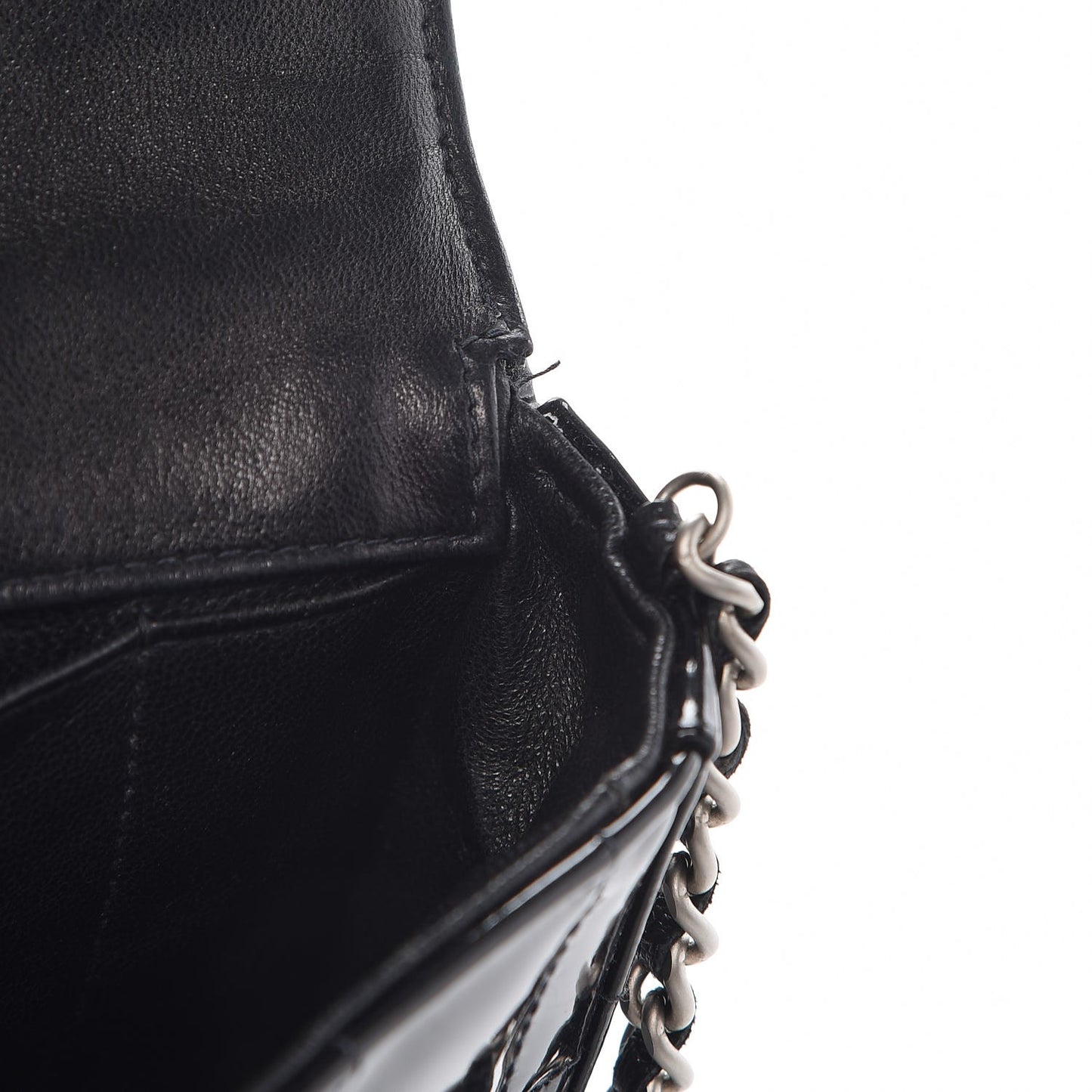 Patent East West Chocolate Bar Flap Black