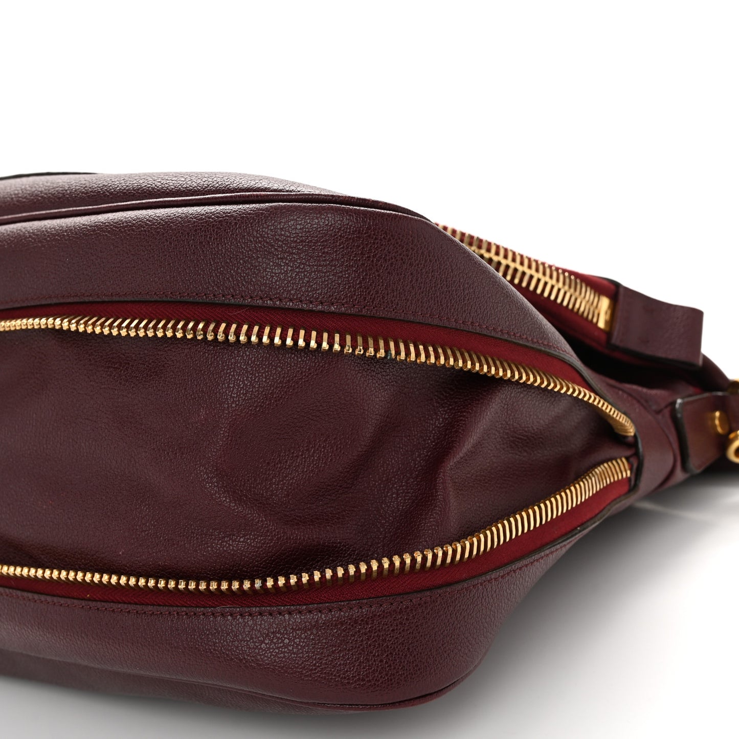 Pebbled Calfskin Large Jennifer Burgundy