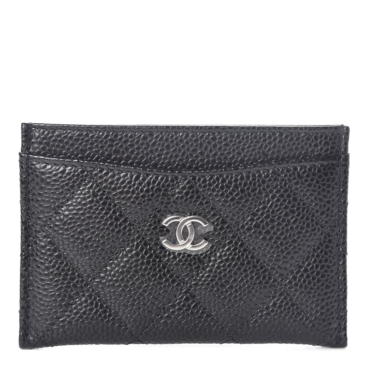 Chanel Caviar Quilted Card Holder Black 1 of 8