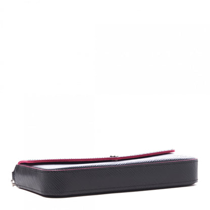 Louis Vuitton Epi Pochette Felicie Black Hot Pink 4 of 9