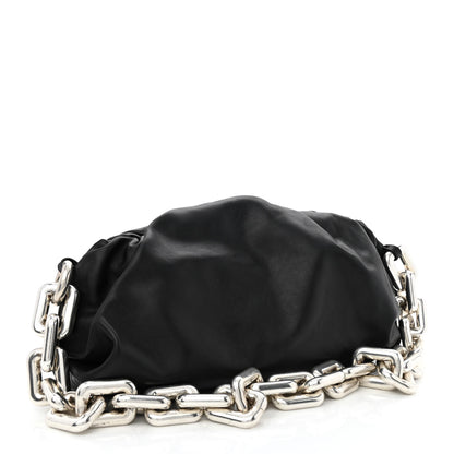 Bottega Veneta Calfskin The Pouch Chain Black 3 of 10