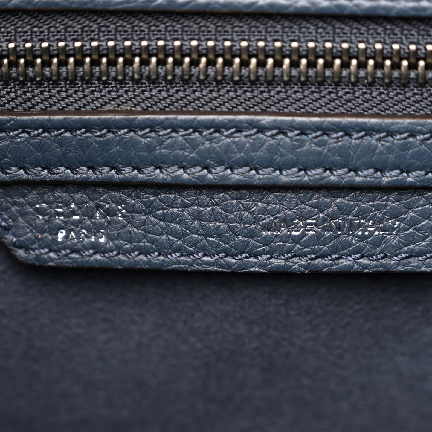 Drummed Calfskin Mini Luggage Orage