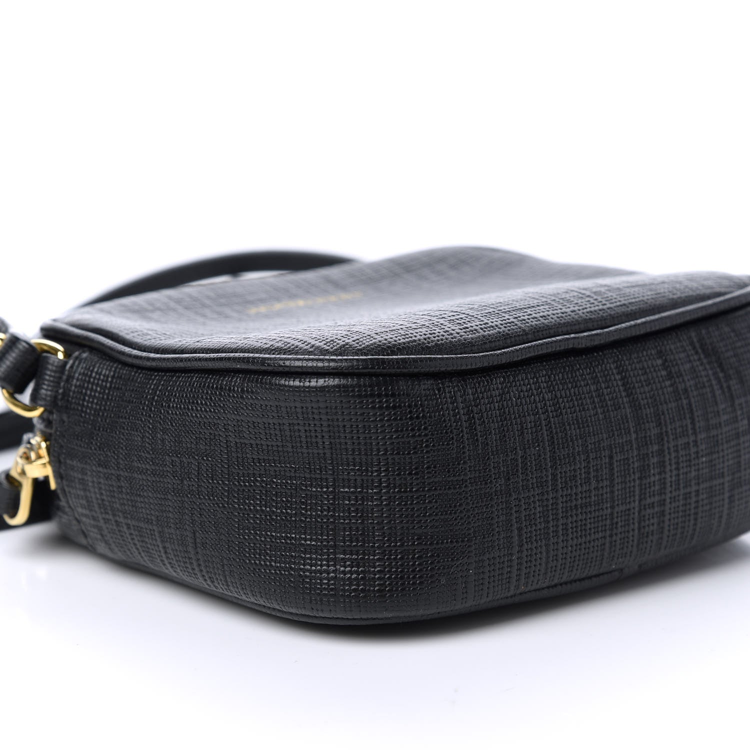 Alexander McQueen Textured Calfskin Mini Camera Bag Black 6 of 10