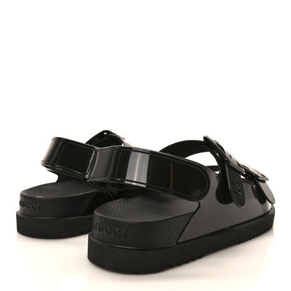 Gucci Rubber Mini Double G Womens Isla Dad Sandals 37 Black 4 of 8