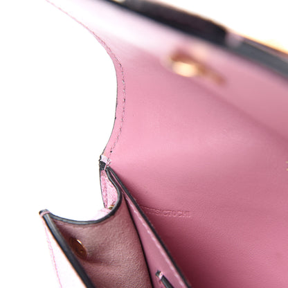 Burberry Metallic Soft Grain Calfskin Mini Phone Buckle Bag Pale Orchid 13 of 14
