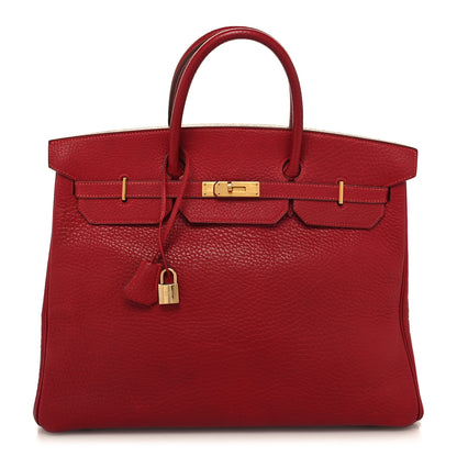 Hermes Fjord Birkin 40 Rouge 1 of 18