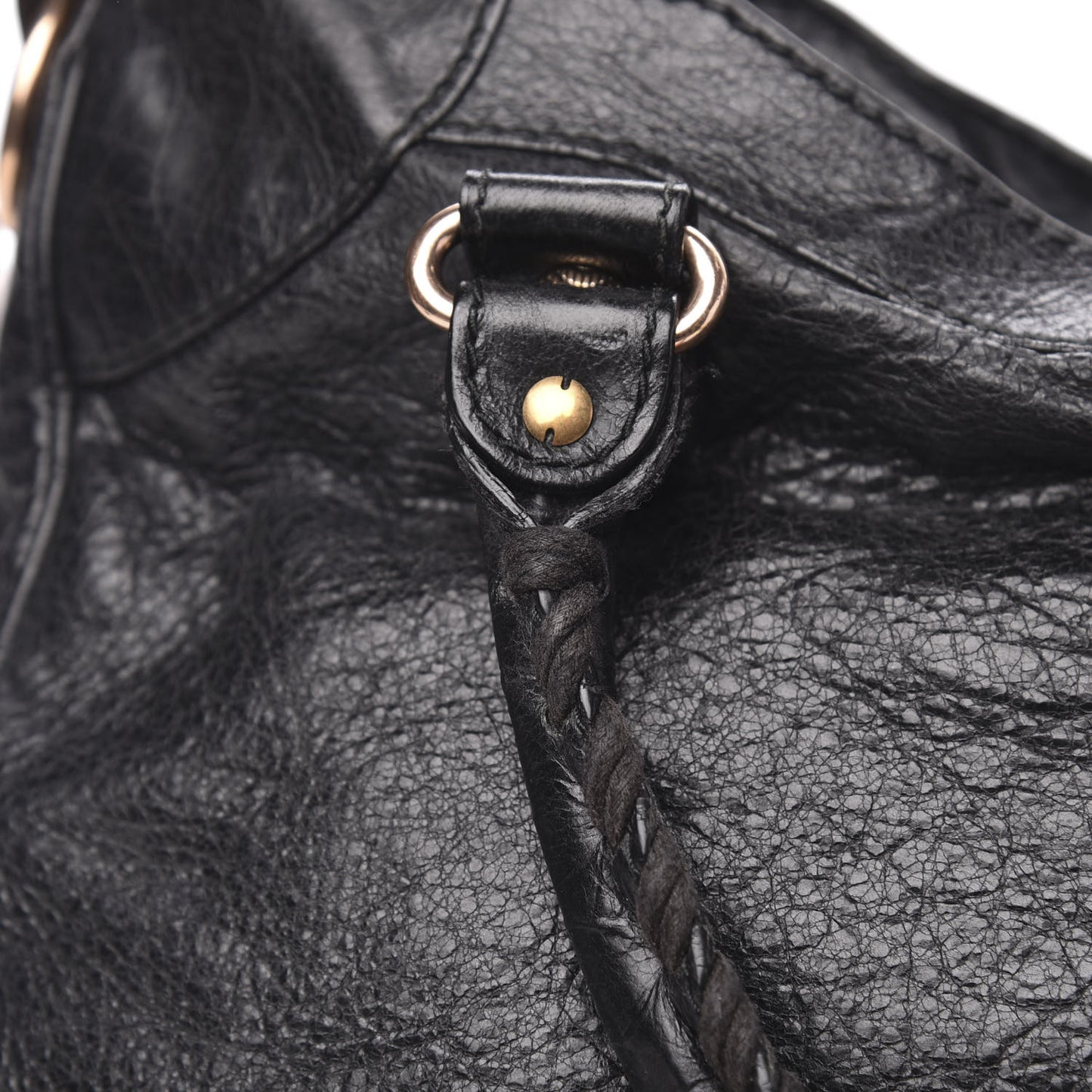 Agneau Giant 12 Rose Gold Hardware Velo Black