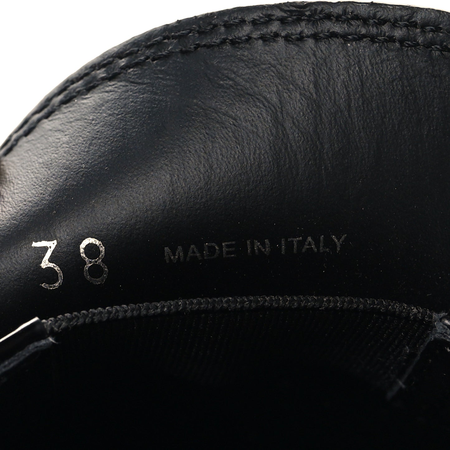 Spazzolato Metal Triangle Logo 50mm Loafers 38 Black