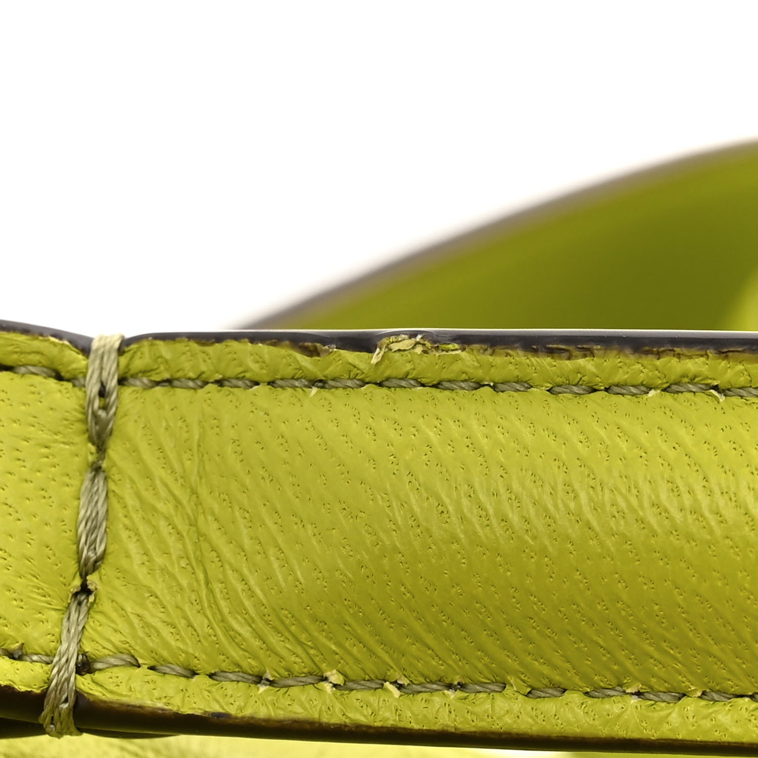 Fendi Nappa FF 1974 Embossed Baguette Wasabi 13 of 13