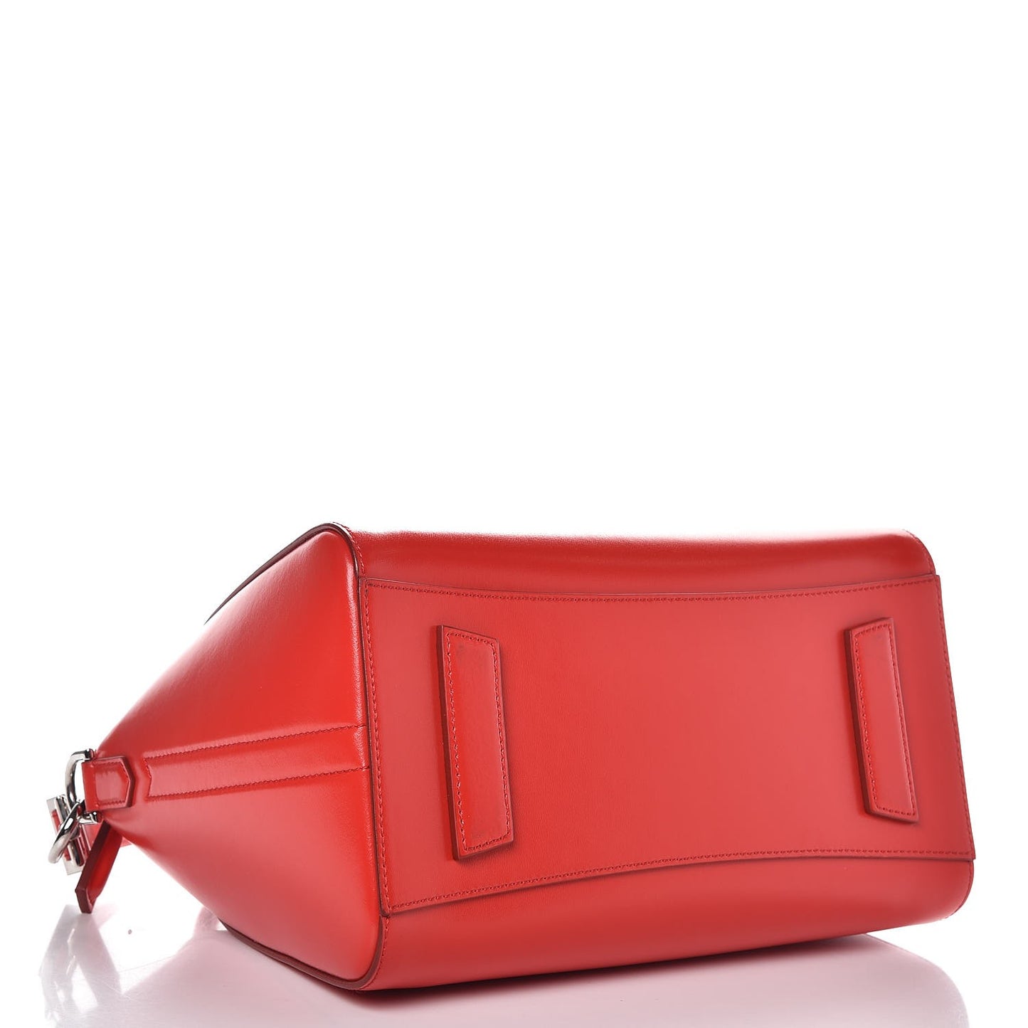 Shiny Lord Calfskin Small Antigona Medium Red