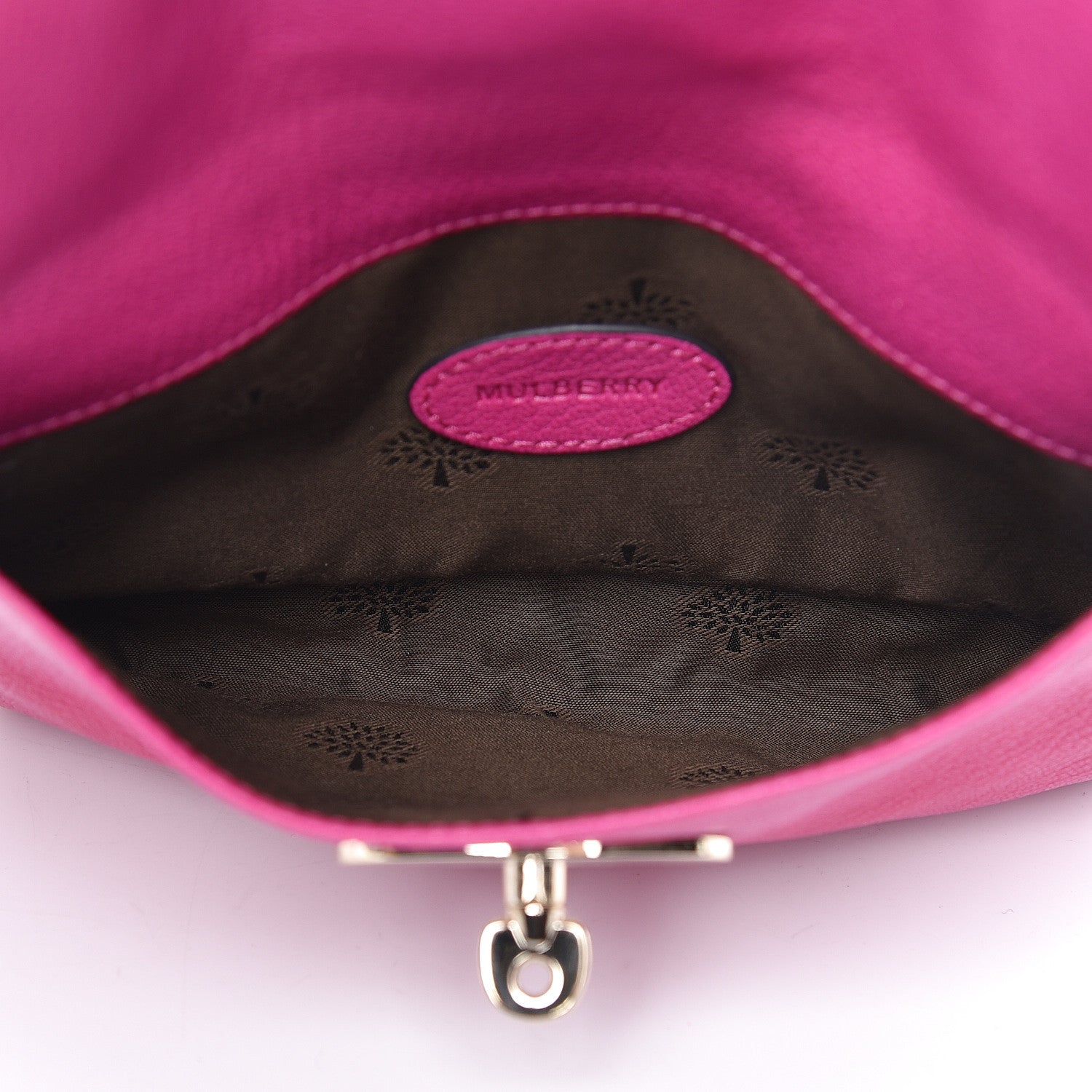 Mulberry Classic Grain Calfskin Darley Cosmetic Pouch Pink 5 of 11