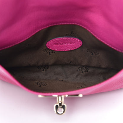 Mulberry Classic Grain Calfskin Darley Cosmetic Pouch Pink 5 of 11
