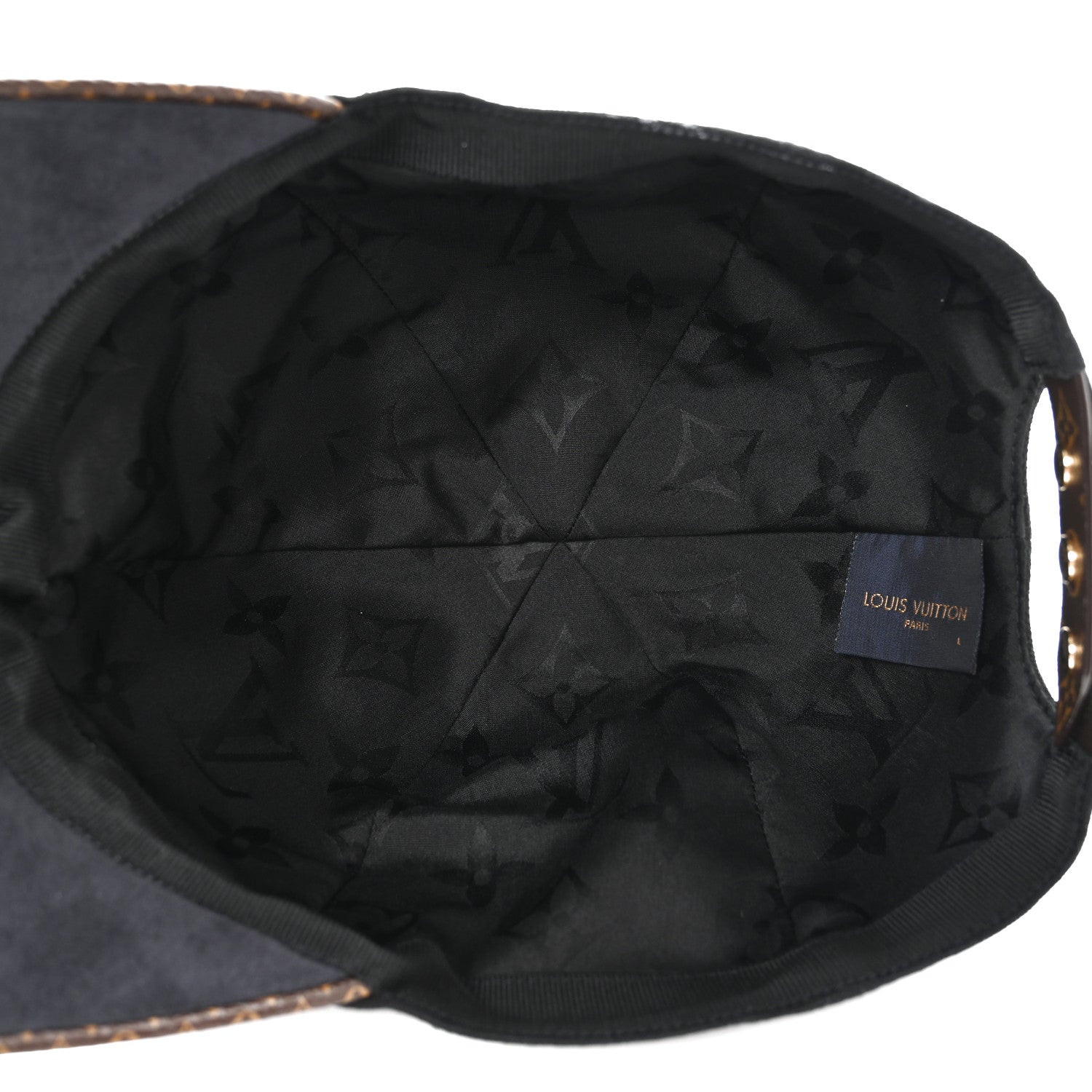 Louis Vuitton Monogram Cap Play Cap L Black 7 of 12