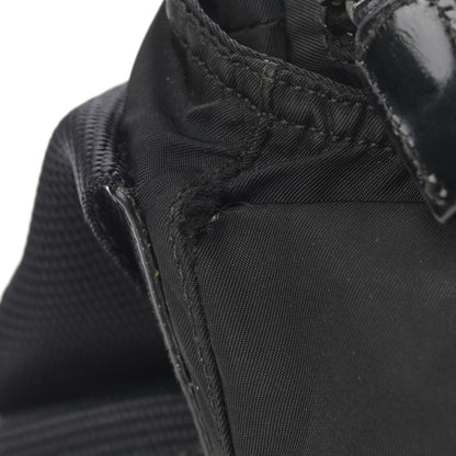 Prada Nylon Flat Messenger Bag Black 12 of 13