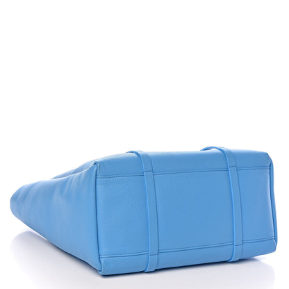 Balenciaga Veau Baltimore Double Sided Small Everyday Tote Bleu Turquoise Black 4 of 11