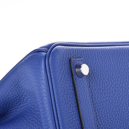 Hermes Togo Birkin 25 Bleu Electrique 30 of 34