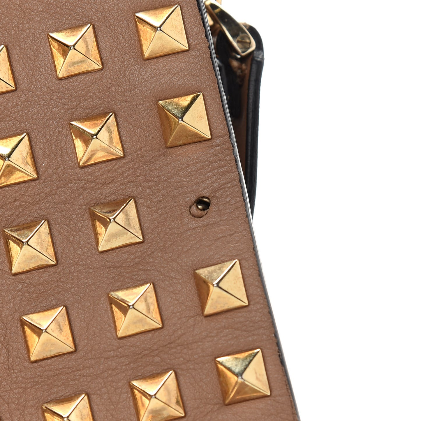 Vitello Rockstud All Over Dome Shopper Taupe