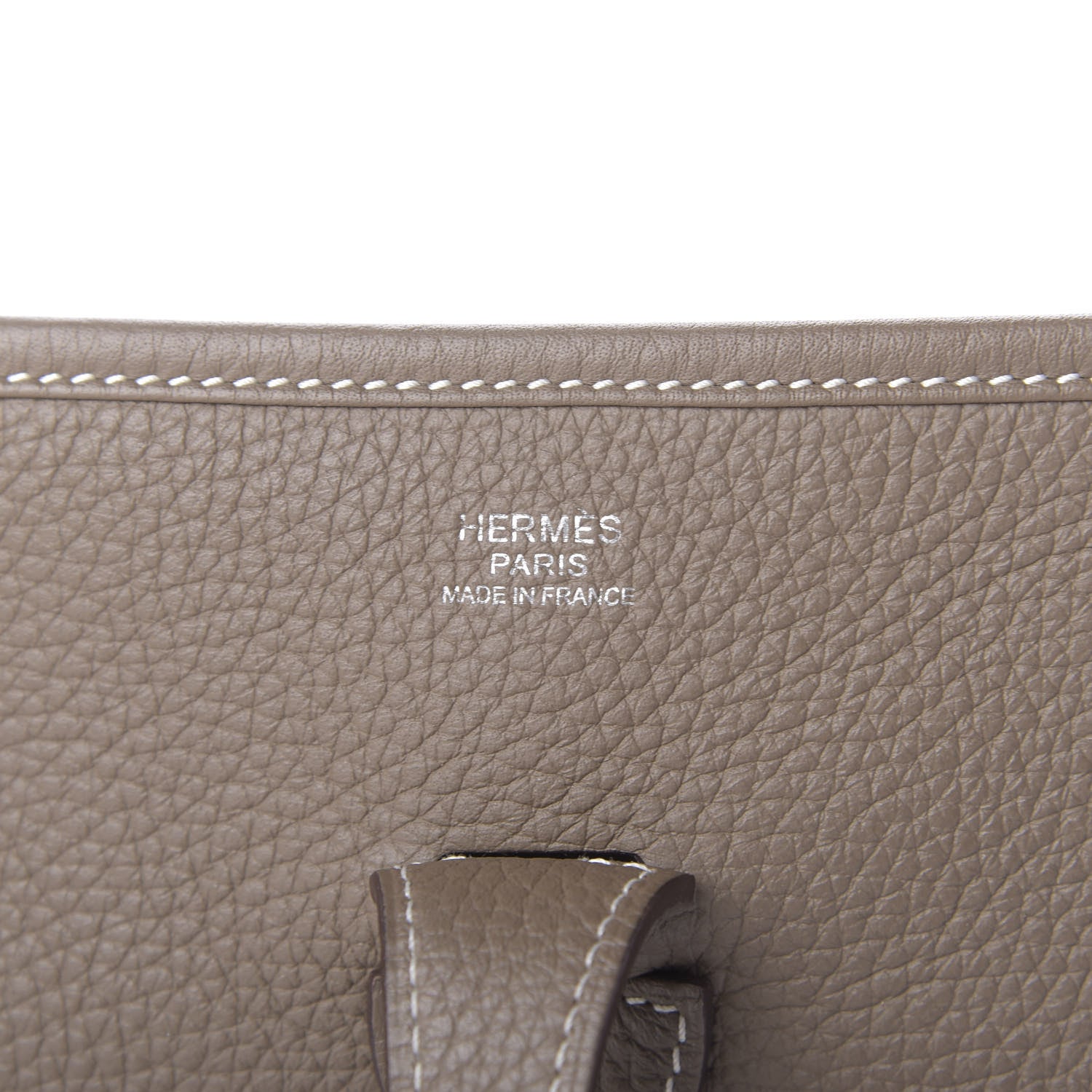 Hermes Taurillon Clemence Evelyne III PM Etoupe 9 of 9