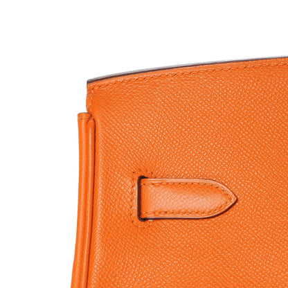 Hermes Epsom Birkin 35 Orange 30 of 34