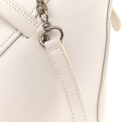Balenciaga Calfskin S Triangle Duffle White 11 of 14