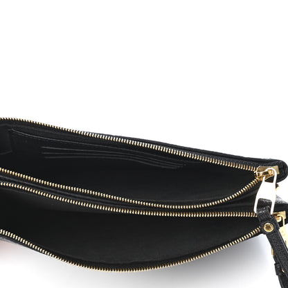 Louis Vuitton Empreinte Double Zip Pochette Black 4 of 4