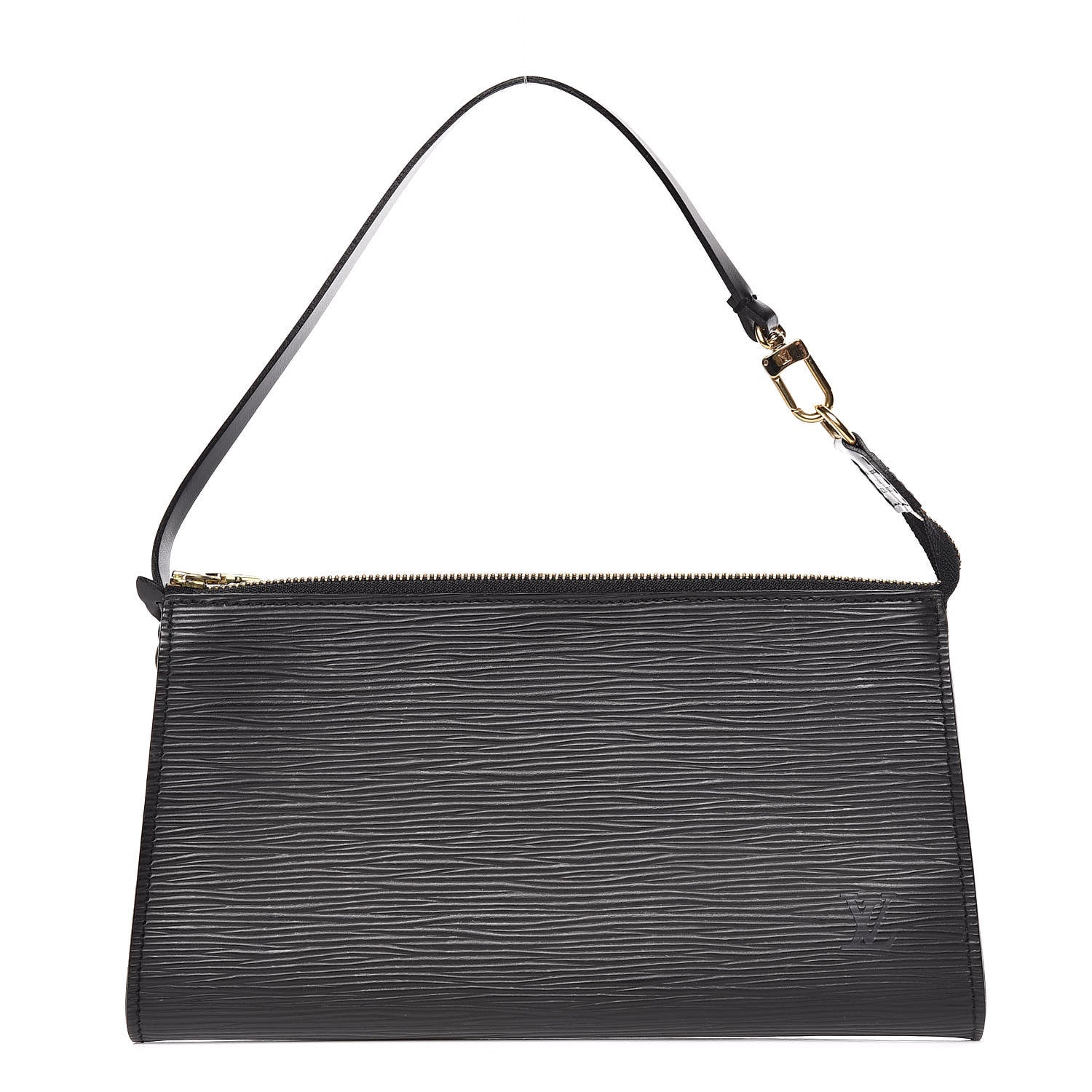 Louis Vuitton Epi Pochette Accessories 24 Black 1 of 9