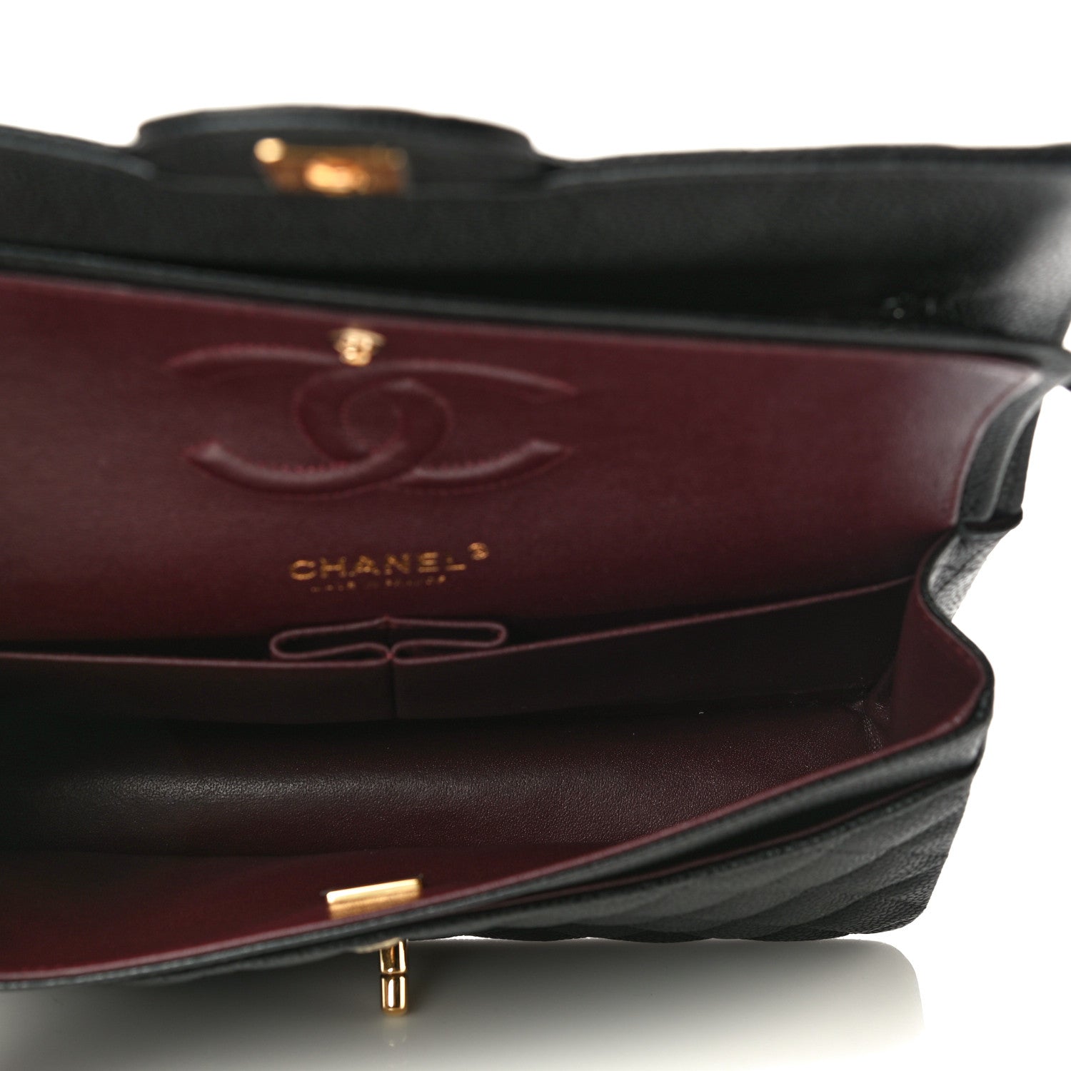 Chanel Caviar Quilted Medium Double Flap Black 5 of 11