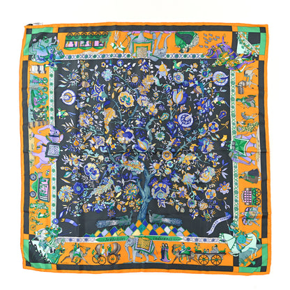 Hermes Silk Fantaisies Indiennes Scarf 90 1 of 3