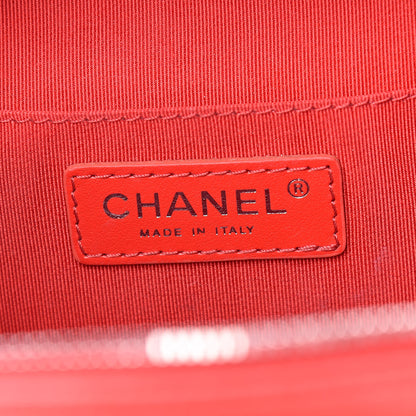 Chanel Lambskin Quilted Mini CC Box Camera Bag Red 8 of 12