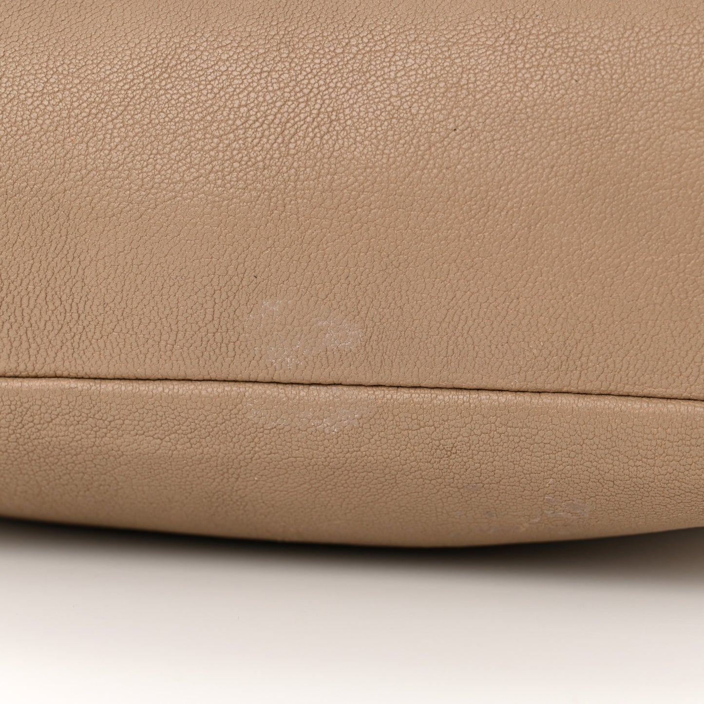 Lambskin Monogram Small Lou Camera Bag Dark Beige