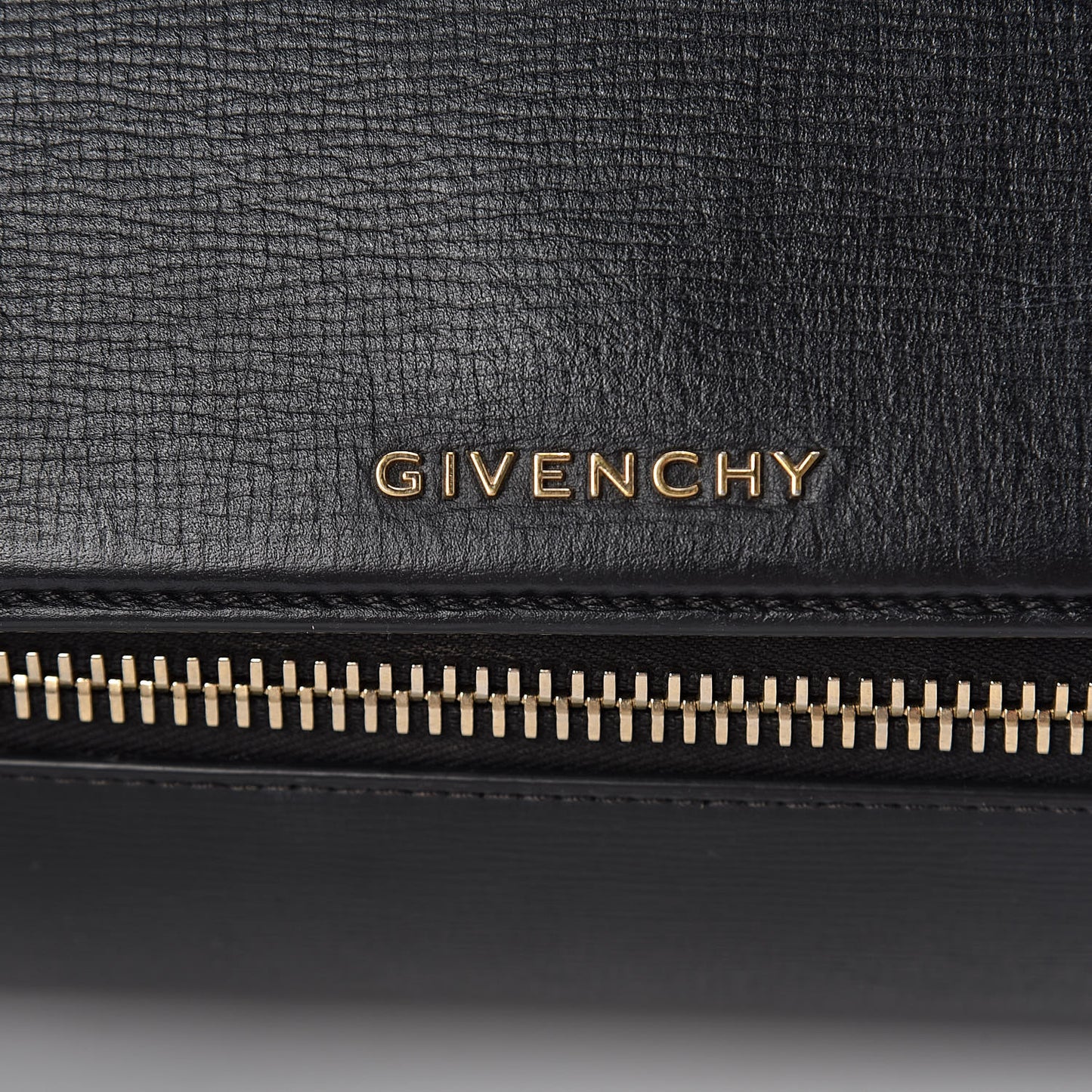 Textured Calfskin Medium Pandora Box Crossbody Bag Black