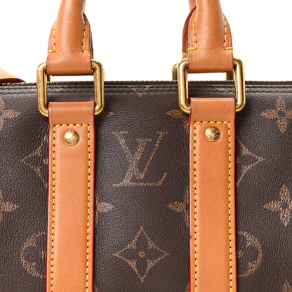 Louis Vuitton Calfskin Monogram Keepall Bandouliere 25 7 of 9