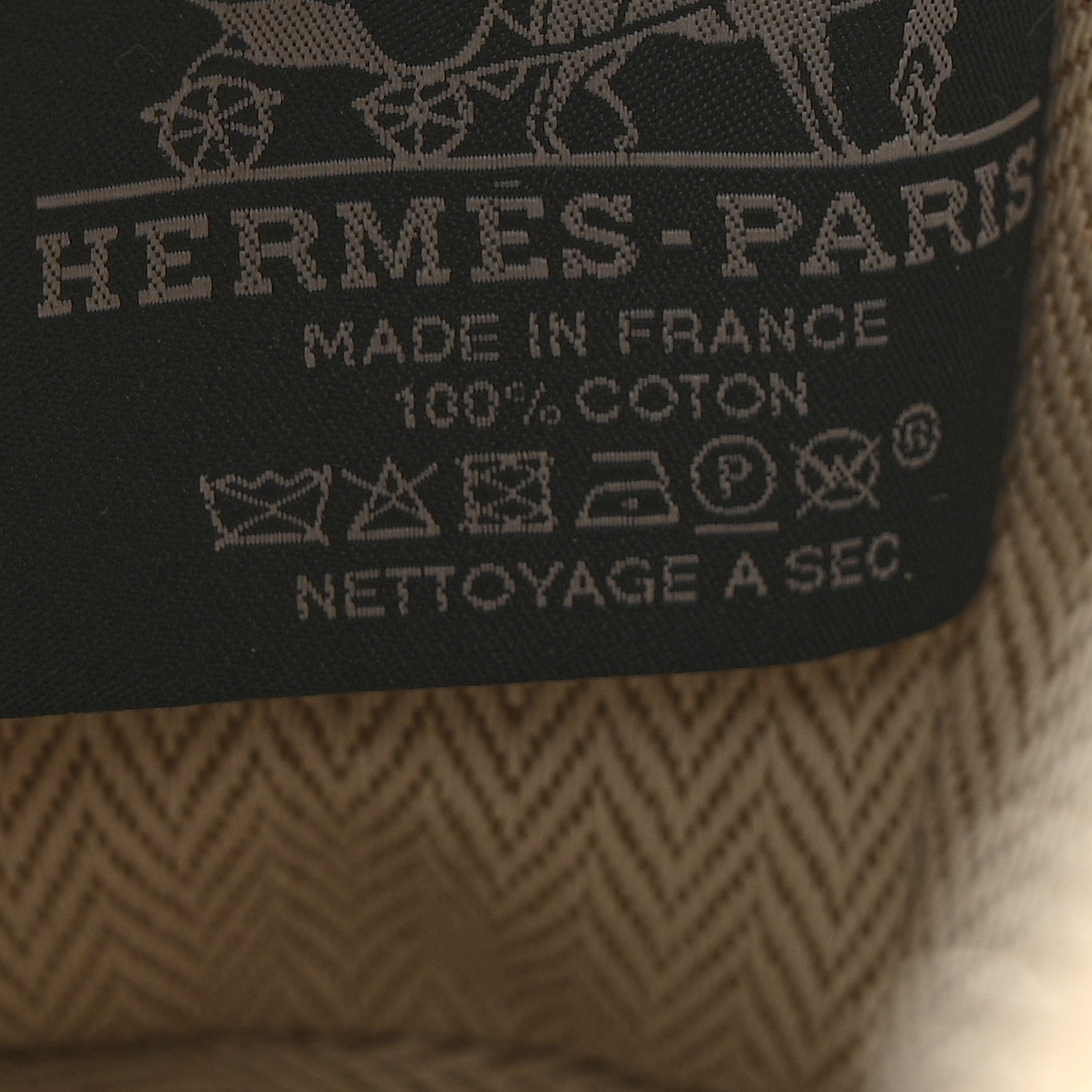 Hermes Canvas Small Bride-A-Brac Pouch Natural 7 of 8