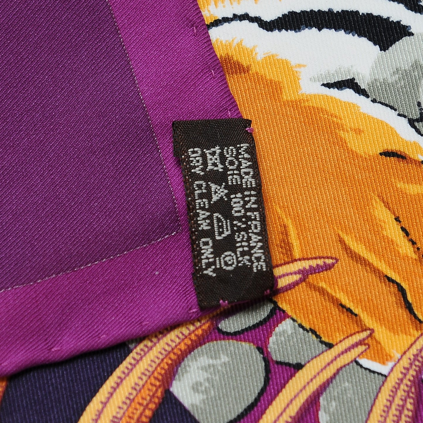 Silk Tiger Royal Scarf 70
