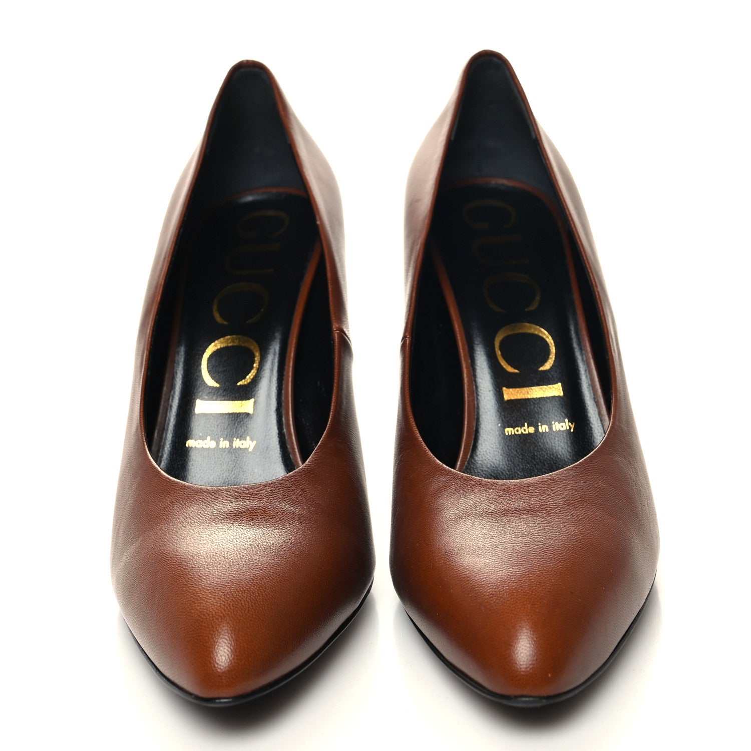 Gucci Malaga Kid Pumps 38 Bright Cuir 2 of 9