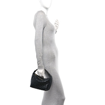 Bottega Veneta Calfskin Nappa Intrecciato Mini Wallace Black 2 of 11