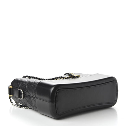 Chanel Aged Calfskin Quilted Medium Gabrielle Hobo Black 4 of 11