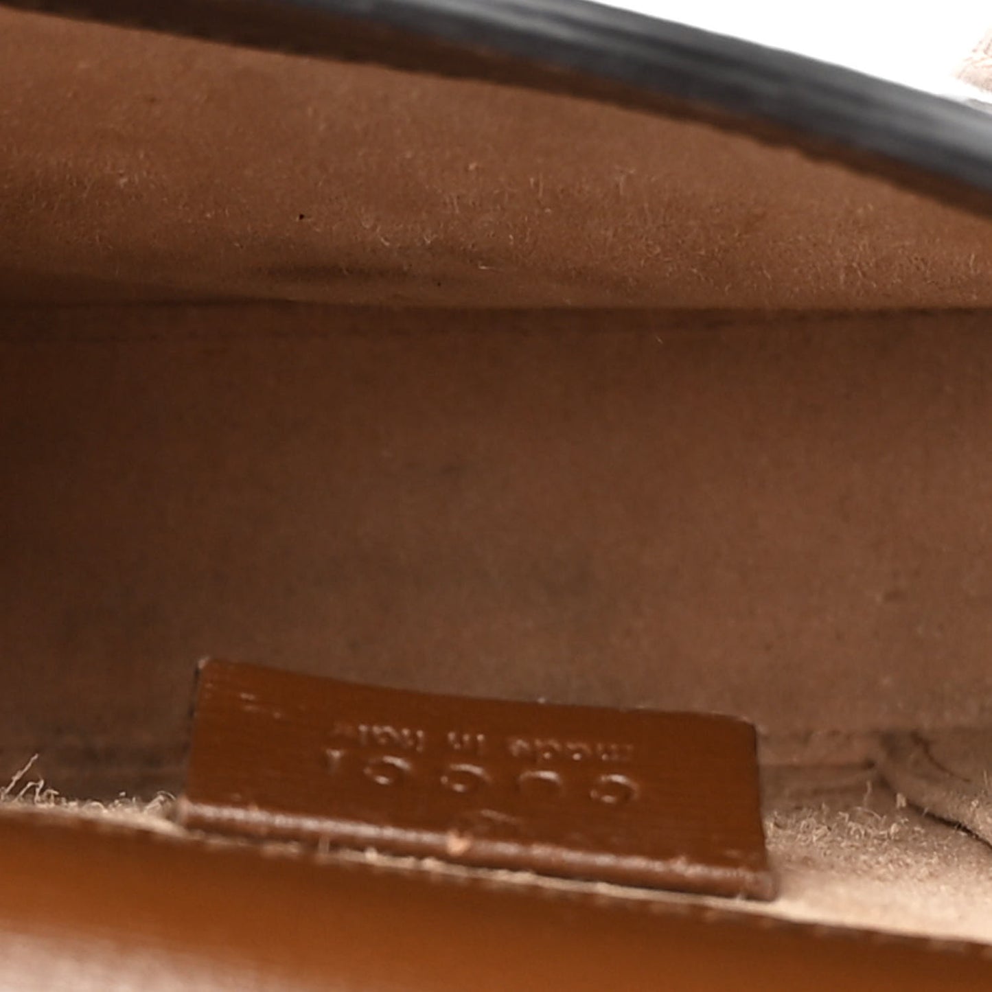 GG Supreme Monogram Mini Horsebit 1955 Crossbody Bag Beige Brown Sugar
