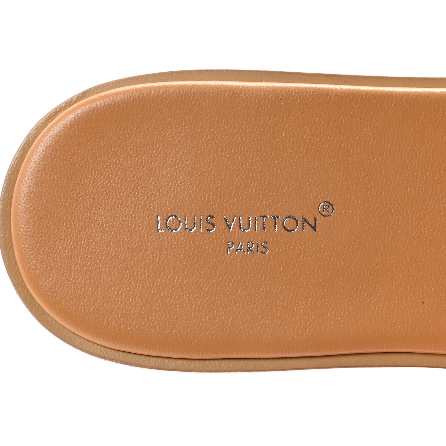 Louis Vuitton Monoglam Lock It Flat Mule 36.5 Gold 8 of 9