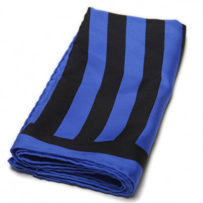 Louis Vuitton Silk Stripes Scarf Blue/Black 5 of 6