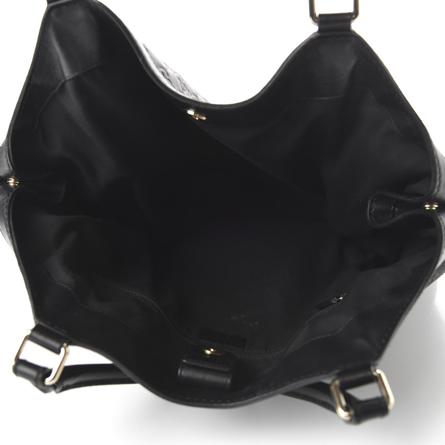 Gucci Guccissima Vitello Tender Large Sukey Tote Black 6 of 10
