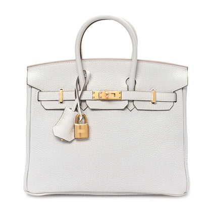 Hermes Togo Birkin 25 Gris Pale 1 of 11