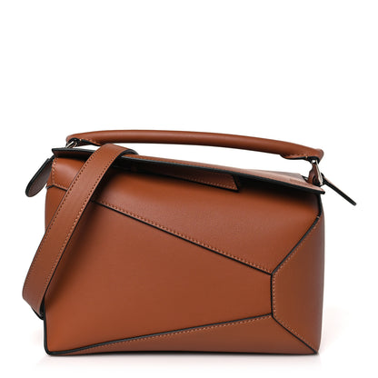 Loewe Calfskin Small Puzzle Edge Bag Tan 1 of 8
