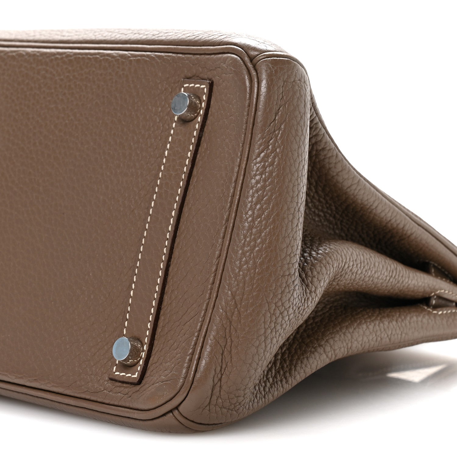 Hermes Taurillon Clemence Birkin 30 Etoupe 10 of 10