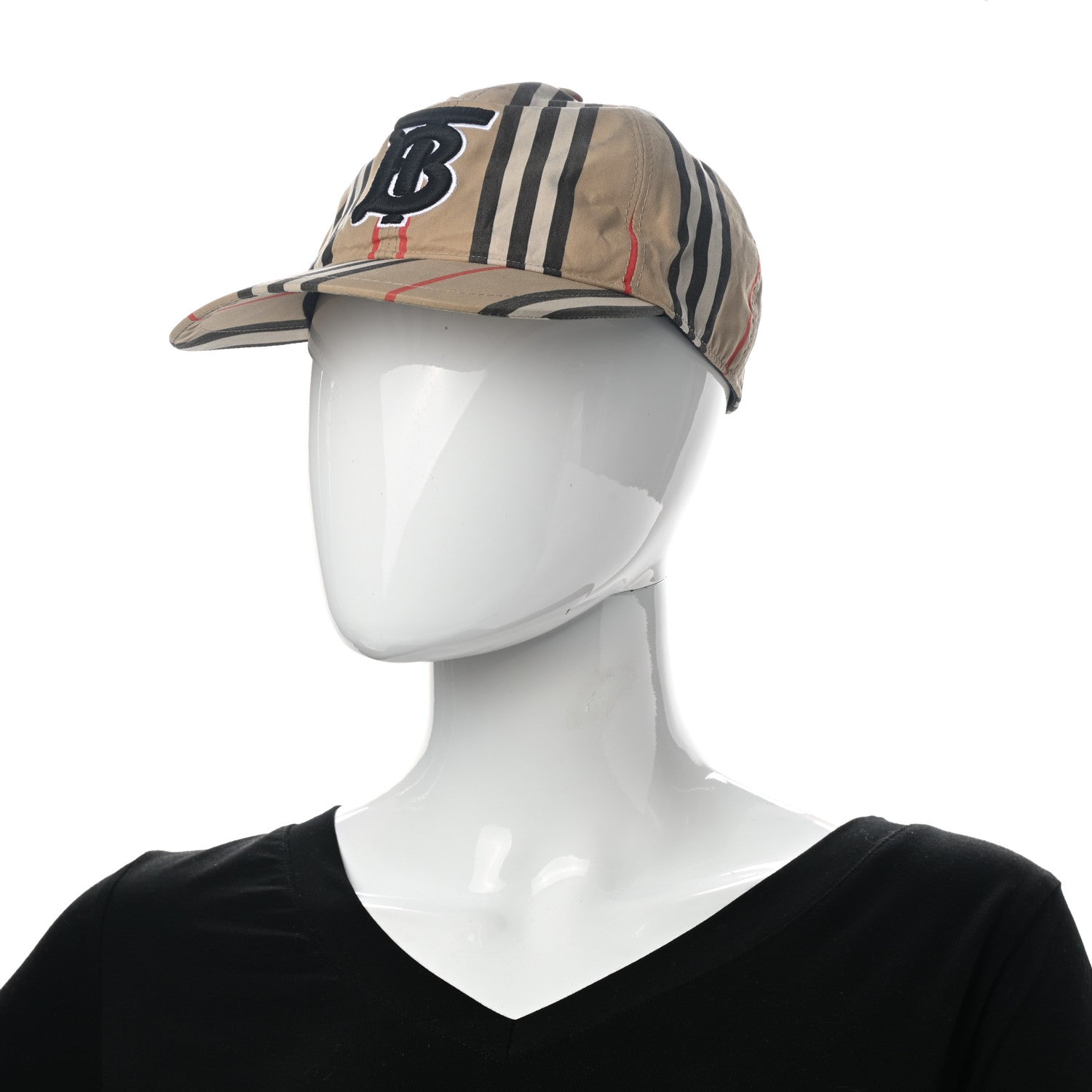 Burberry Cotton Vintage Check Monogram Baseball Hat M Archive Beige 2 of 11